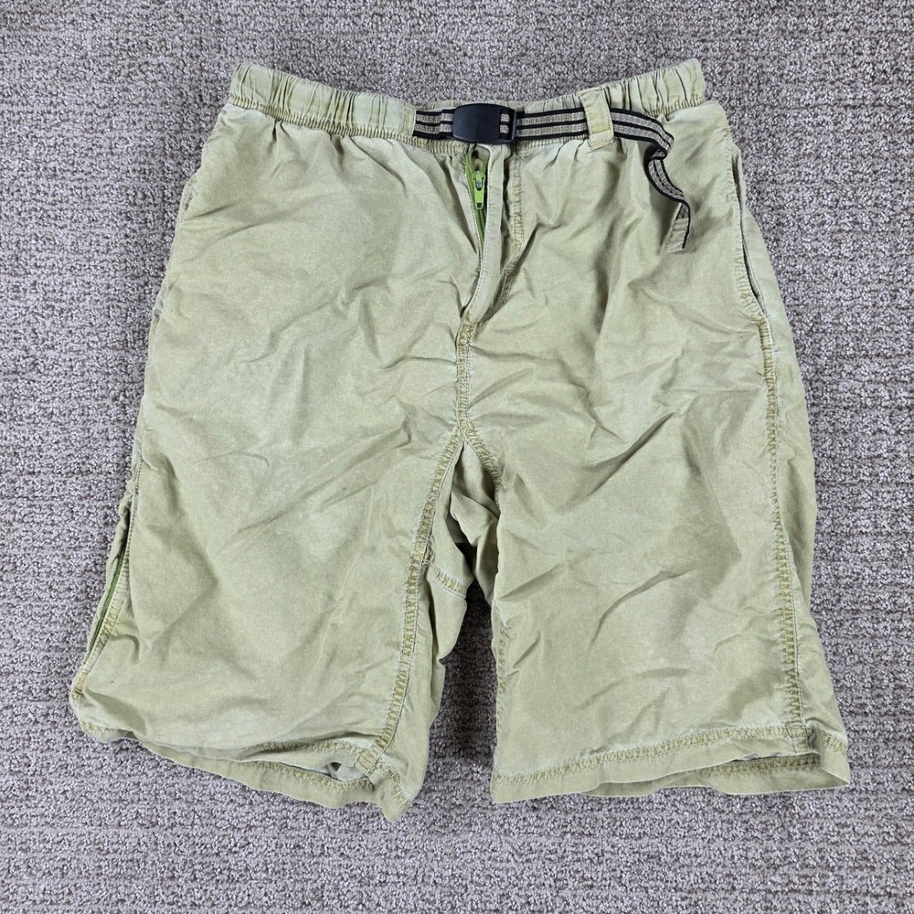 Gramicci Mens Size Medium Utility Cargo G Shorts Belted Packable Green Hiking